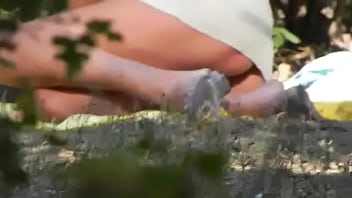 Preview 1 of Xxxbf Porn Video American - Upskirt no parque