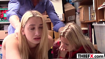 Preview 1 of Son Frand Mom Fuk Hot - LP Officer Punishes Nubile Teen Stealer