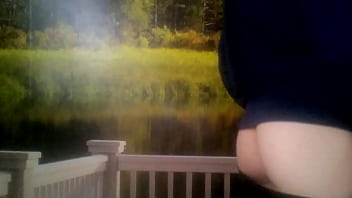 Preview 1 of For Benefits - Naked skinny boy shows his ass.