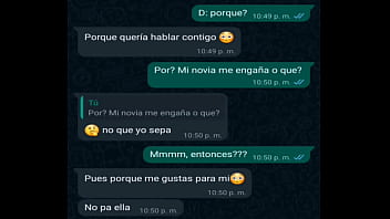 Preview 1 of Xxx Skse Mobe - MI AMIGA EN MINI SHORT SE PONE CALIENTE EL CHAT DE WHATSAPP