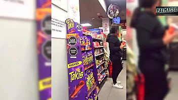Preview 1 of Nana Chan - EN LA TIENDA,  chica es pillada mientras terminaba de hacer compras,  ella le gusta ser grabada teniendo sexo con un desconocido