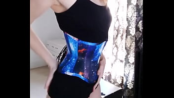 Preview 2 of Shemale Bigdickbitch 14 - brunnete touching her tits from s. :: renatesexy