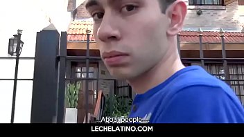 Preview 1 of 40 Jahre - Straight Latino Boy Takes Cock In Mouth And Ass - LECHELATINO.COM