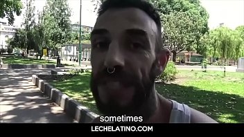 Preview 1 of Bbc Porn Virgin - Straight Latino Hunk Sucks Cock In Back Alley - LECHELATINO.COM