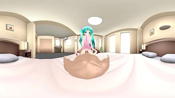 Preview 3 of Bull Fucks Teen - VR 360&deg_ Mimiku Rides You - 2D / 3D / 360&deg_ / 3D360&deg_ patreon.com/matiwaran