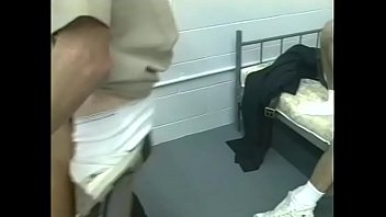 Preview 2 of Xxx Manso - Stud taken for booking and gets cock in mouth and ass in jail cell