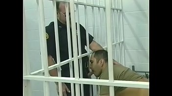 Preview 4 of Mfhm Dp - Randy stud getting his cock sucked off by soldier in the cell