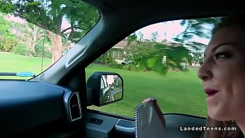 Preview 1 of Mecedess - Stranded teen drove in woods and fucked