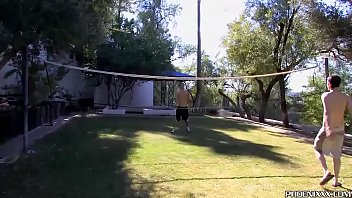 Preview 1 of Butt Vaduo - Young married men fucking hard after outdoor volleyball