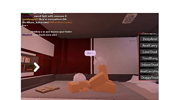 Preview 3 of Thin Sexy Women Get Nude - Este chico me follo duro hasta llenarme (Roblox sexo)