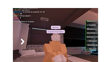 Preview 4 of Thin Sexy Women Get Nude - Este chico me follo duro hasta llenarme (Roblox sexo)