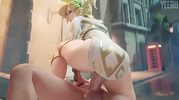 Preview 2 of Sensual Orgasme Creampie - Overwatch : mercy