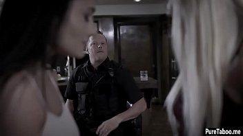 Preview 3 of Pornhisui - Problematic teens have a threesome sex with a corrupt cop