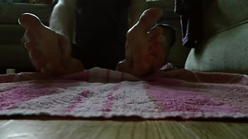 Preview 3 of Bareback Piss Orgy - My 20 year old boy feet - oily massage