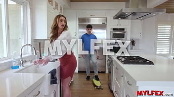 Preview 1 of Julian Annlesbian - Mylfex - Stepmom Pressured to Fuck her Stepson While Guests Are Still at the House