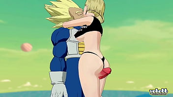 Preview 2 of New Sexx Vedios - Ballbusting: Androide 18 Orde&ntilde_a a Vegeta Con Patadas En La Bolas Hasta Sacar Toda Su Leche