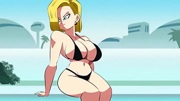 Preview 4 of New Sexx Vedios - Ballbusting: Androide 18 Orde&ntilde_a a Vegeta Con Patadas En La Bolas Hasta Sacar Toda Su Leche