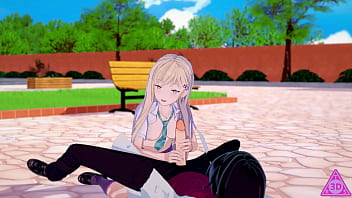Preview 2 of Daughter Hays - Saki Ayase fa un pompino ad uno sconosciuto fuori dalla scuola