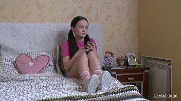 Preview 1 of Peer Porn Video - Petite Teen Got a Thick Shaft Deep in Her Pink Tight Pussy