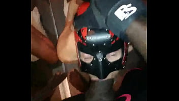 Preview 2 of Animation Love Bite - White guy swallowing huge black cock to the base