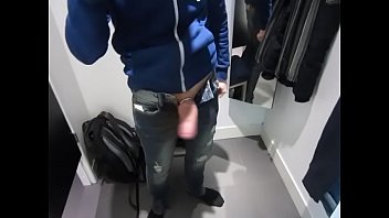 Preview 1 of Sexybhsbhi - jacking off in H&amp_M store in Berlin (2016) (no sound)