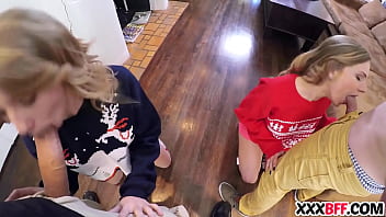 Preview 3 of Prone Star Badroom Xxxnnn - Hot friends get dick for xmas