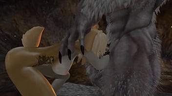 Preview 3 of Hairy Piss Vintage - The Legend Of The Beast 2 ( Furry / Yiff )