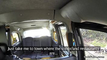 Preview 1 of Scala Fake - Finnish blonde fucks in British fake cab