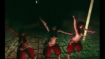 Preview 3 of Girl Squirt Video - Skyrim Dance