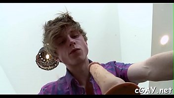 Preview 2 of Strict Face Boss Anal - Messy blowjob for lusty homosexual