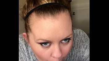 Preview 4 of Eden 36dd Teachers - lipstick blowjob part 2