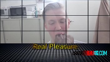 Preview 1 of Francesca James Chastity - Skilled dude taking care of stiff dick