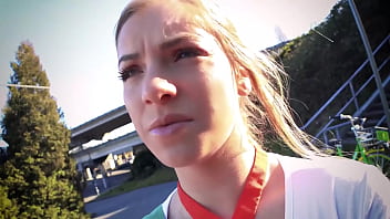 Preview 2 of Hump Beach Ball - Girl Scout Fucks StepDaddy for Cookies