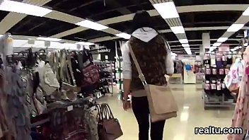 Preview 3 of Kitchentmom - Exquisite czech teen gets tempted in the shopping centre and drilled in pov