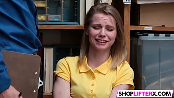 Preview 2 of Cam Boobs Tits - Shoplifting Sweety Catarina Gets Slammed