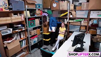 Preview 3 of Cam Boobs Tits - Shoplifting Sweety Catarina Gets Slammed