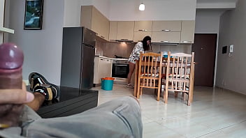 Preview 4 of Parn Movi Hot - StepMom is Shocked when she sees StepSon&#039_s Dick!