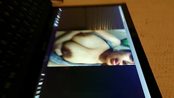 Preview 4 of Sapt Mom And Son - Spreading my creamy hot cum on nicki&#039_s face n boobies