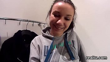Preview 3 of Oly Norwayn - Charming czech nympho is seduced in the hypermarket and plowed in pov