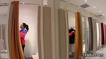 Preview 1 of Oly Norwayn - Charming czech nympho is seduced in the hypermarket and plowed in pov