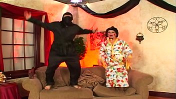 Preview 1 of Tnaflex Com - Horny Asian with natural tits sits on a whire cock with both fuckholes