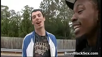 Preview 3 of Hot Porn Cartoon - White Sexy Gay Teen Boy Enjoy Big Black Cock 04