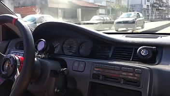 Preview 4 of Julia Movies Porn - [POV] Little redhead pussy smashed from her back with a K24z3 engine