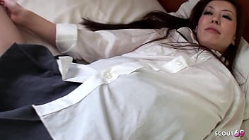 Preview 1 of Nicole Ftv Girls - Asian Skinny Girlfriend seduce to Private uncensored Deep Cum inside Fuck