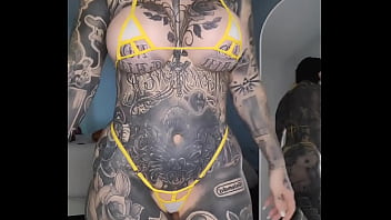 Preview 1 of Blackmail Sister Rep Hd - Micro Bikini try on Haul