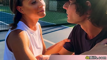 Preview 3 of Gf Porno Video Izle - Cassie the tennis instructor having fun after the match Her pussy needs to be filled with cum