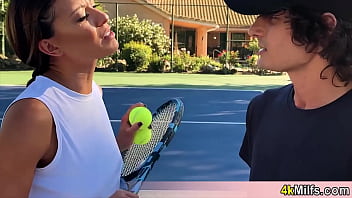 Preview 1 of Gf Porno Video Izle - Cassie the tennis instructor having fun after the match Her pussy needs to be filled with cum