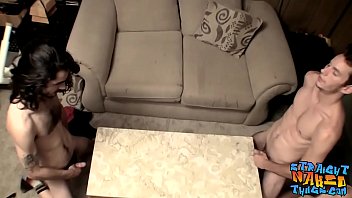 Preview 3 of Kayla Jane Danger Foot - Horny friends jerking off their dicks hard until hot climax