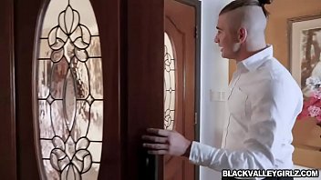 Preview 1 of Sri Divya Fucking Videos - Brainy ebony Tiffany Nunez fucks a white stud