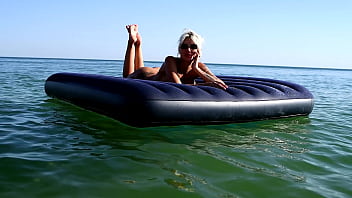Preview 2 of Stap Dad Rep - Nude beach,  beautiful girl,  big boobs,  nude in public,  nudist,  outdoor,  blonde,  hot bitch,  naked girl,  naked in public,  big tits,  dolphins,  tattoo girl